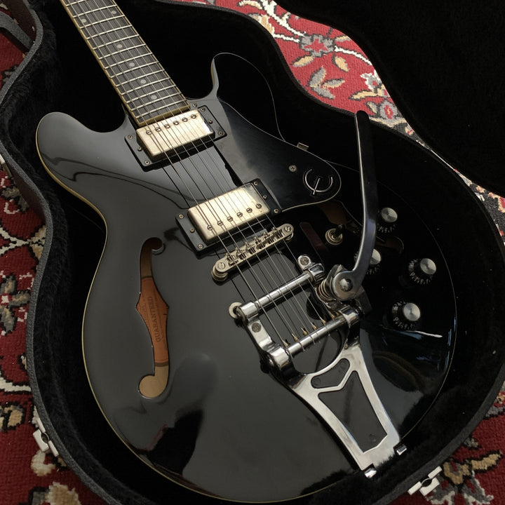 Epiphone Dot ES 339 Ebony Vibrato Semi-Hollow Electric Guitar 2016