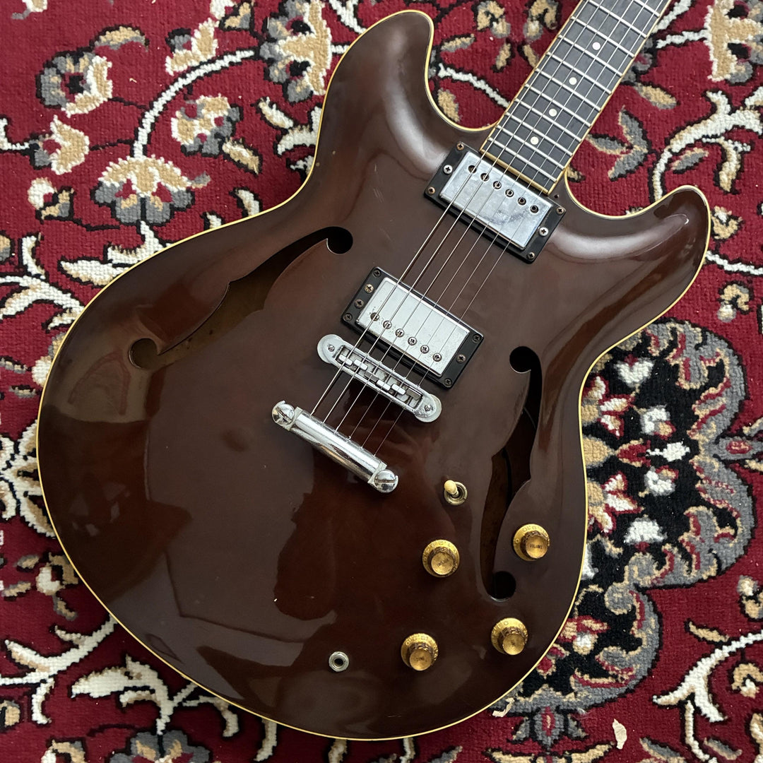 1977-78 Yamaha SA1000 Super Axe Brown Semi-Hollow DiMarzio MIJ Nippon Gakki