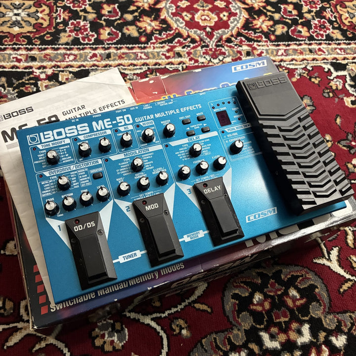 BOSS ME-50 Guitar Multiple Effects COSM Multi-Effects Pedal w/ Original Box