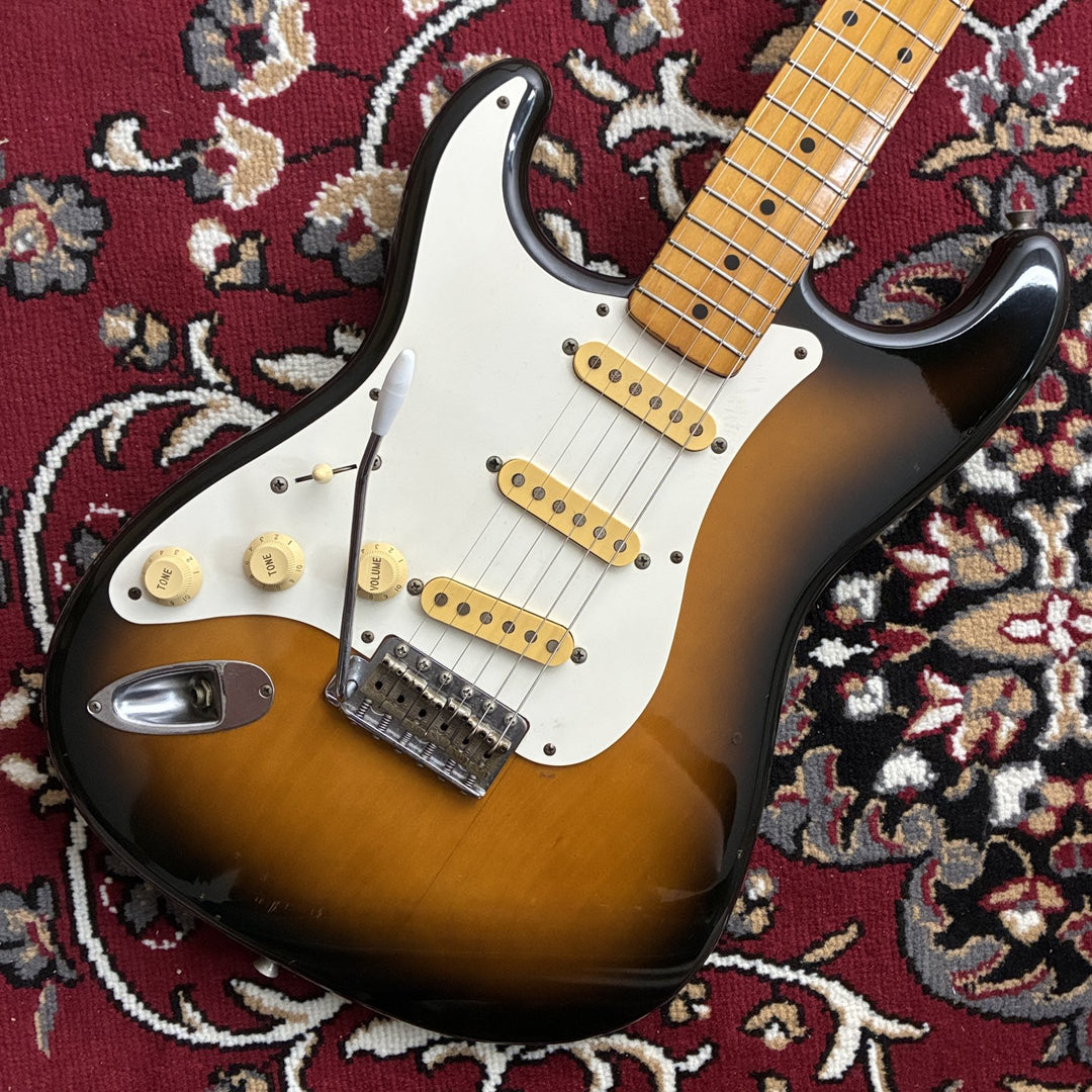 1991 Fender Japan ST-57L Lefty Left-Handed Stratocaster Sunburst MIJ Fujigen