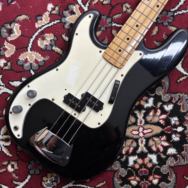 1976 Greco PB-500 Precision Bass Left-Handed Black Maple Neck Lefty MIJ Japan