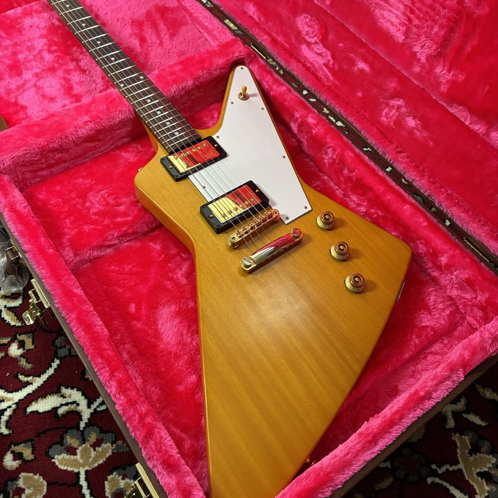 2023 Epiphone 1958 Korina Explorer Inspired by Gibson Custom Aged Natural w/Case