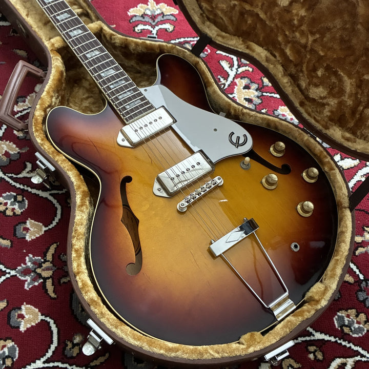 1991 Epiphone Casino Vintage Sunburst Pre-Elitist w/ OHSC, Japan Terada MIJ