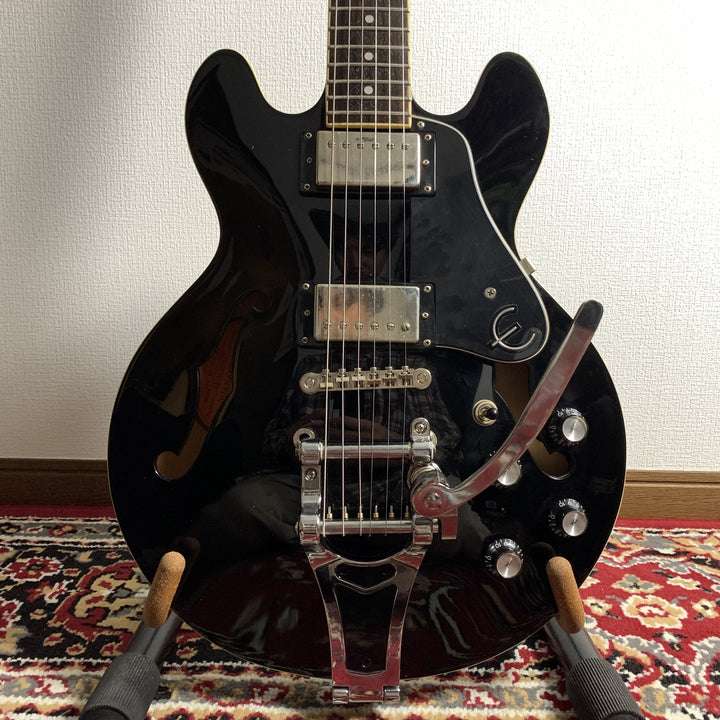 Epiphone Dot ES 339 Ebony Vibrato Semi-Hollow Electric Guitar 2016
