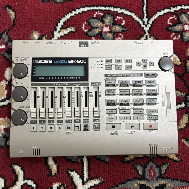 BOSS BR-600 Digital Recorder 8-Track Portable MTR COSM w/ Original Box &amp; Case