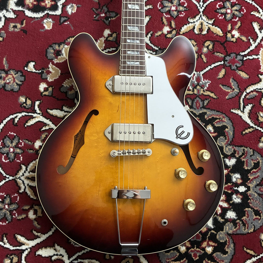 1991 Epiphone Casino Vintage Sunburst Pre-Elitist w/ OHSC, Japan Terada MIJ