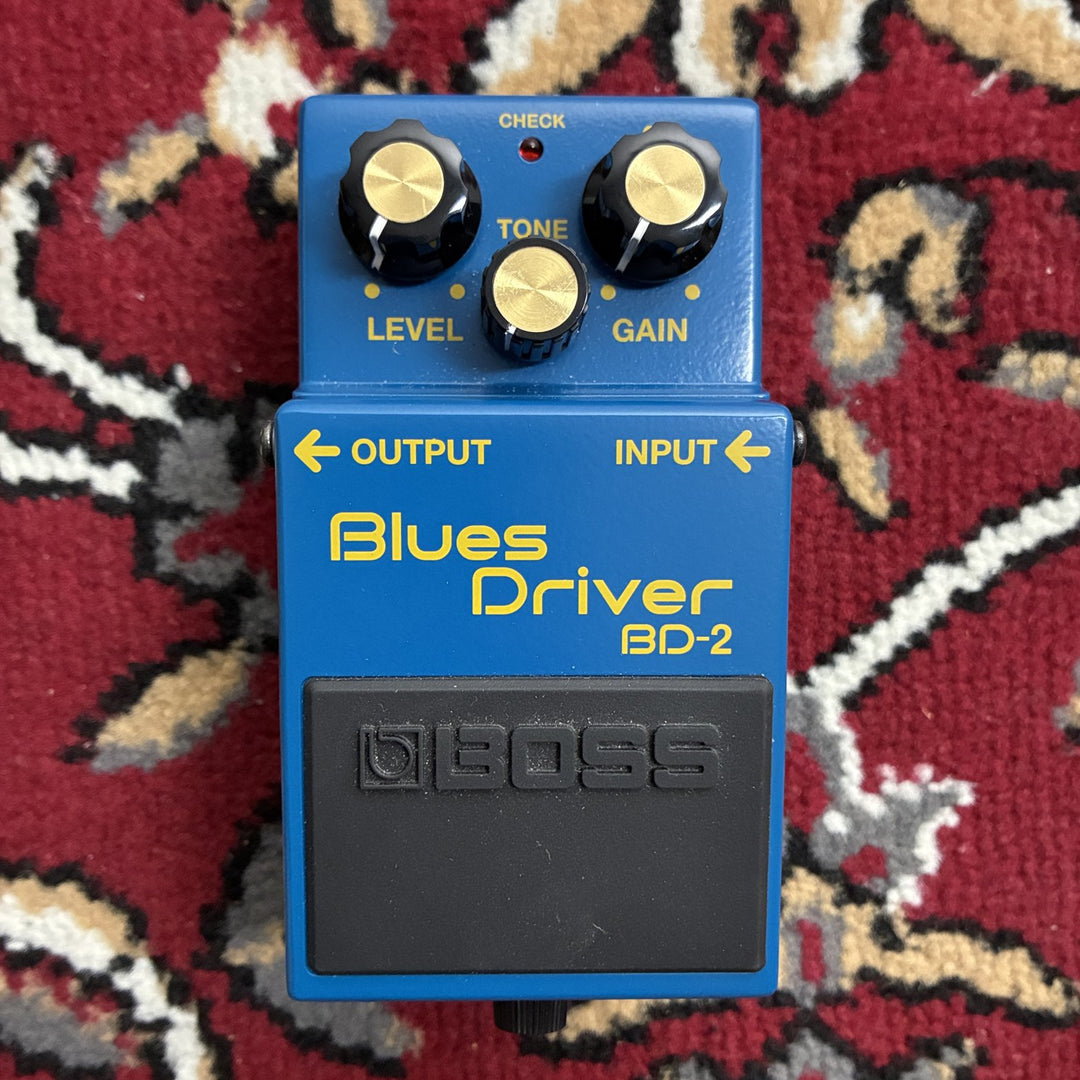BOSS BD-2 Blues Driver Overdrive Guitar Effects Pedal w/ Original Box Excellent