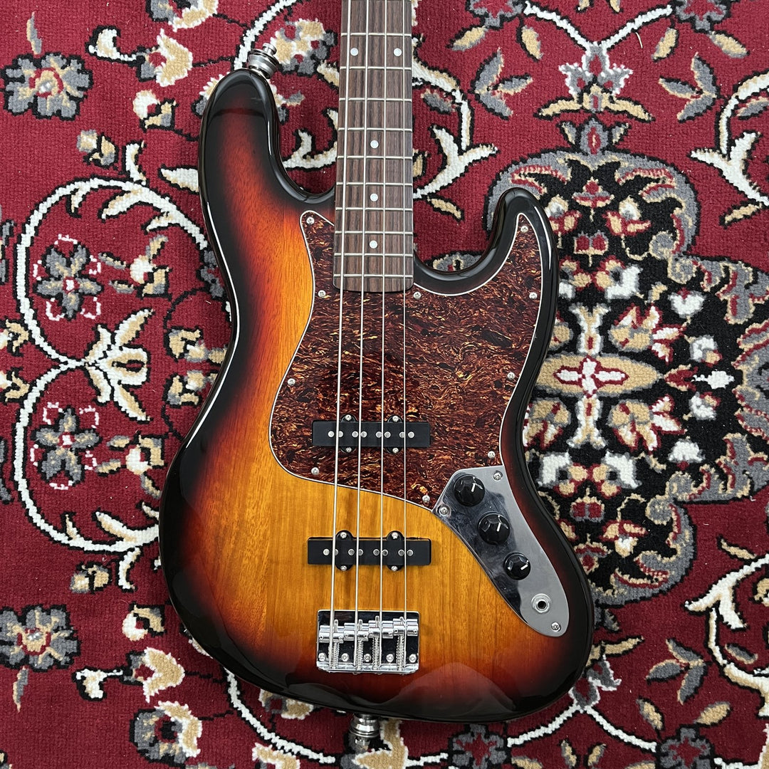 2009 K-ON! KJB-MIO Mio Akiyama Jazz Bass 3-Tone Sunburst Right-Handed w/ Case