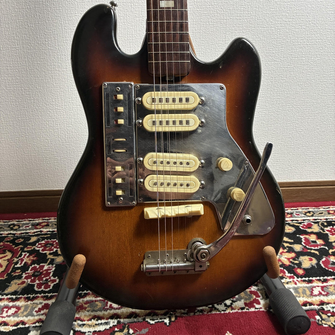 1960s Guyatone LG-140T 4 Pickup Electric Guitar Sunburst Vintage MIJ Japan