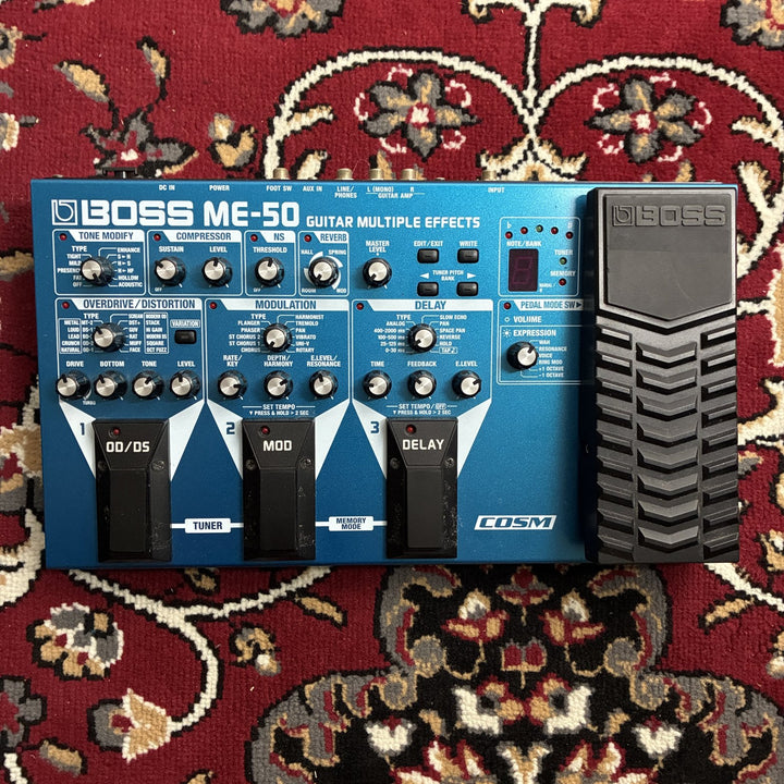 BOSS ME-50 Guitar Multiple Effects COSM Multi-Effects Pedal w/ Original Box