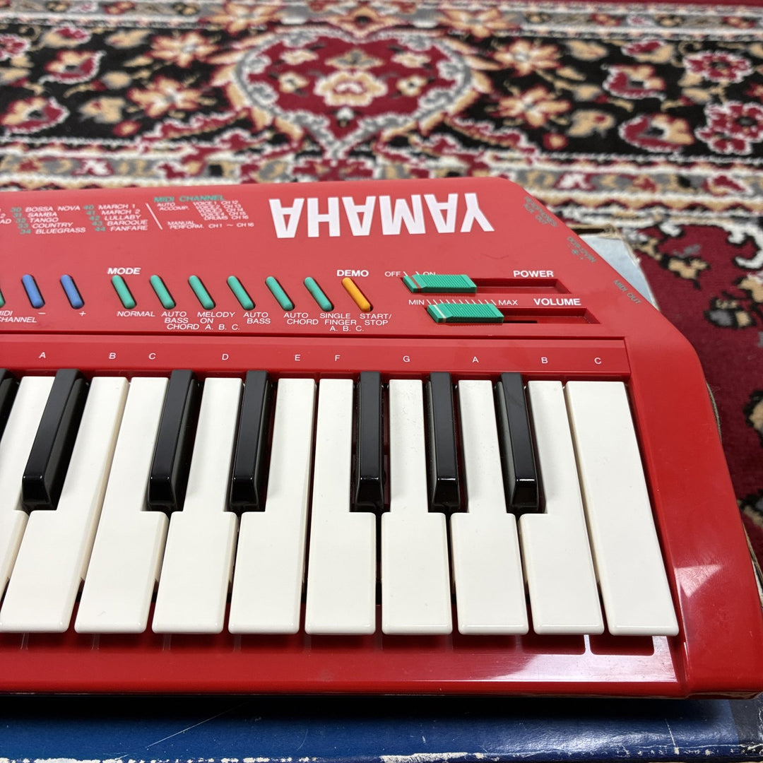 1987 Yamaha SHS-10R Red Keytar FM Digital Keyboard MIDI MIJ w/ Box &amp; Strap