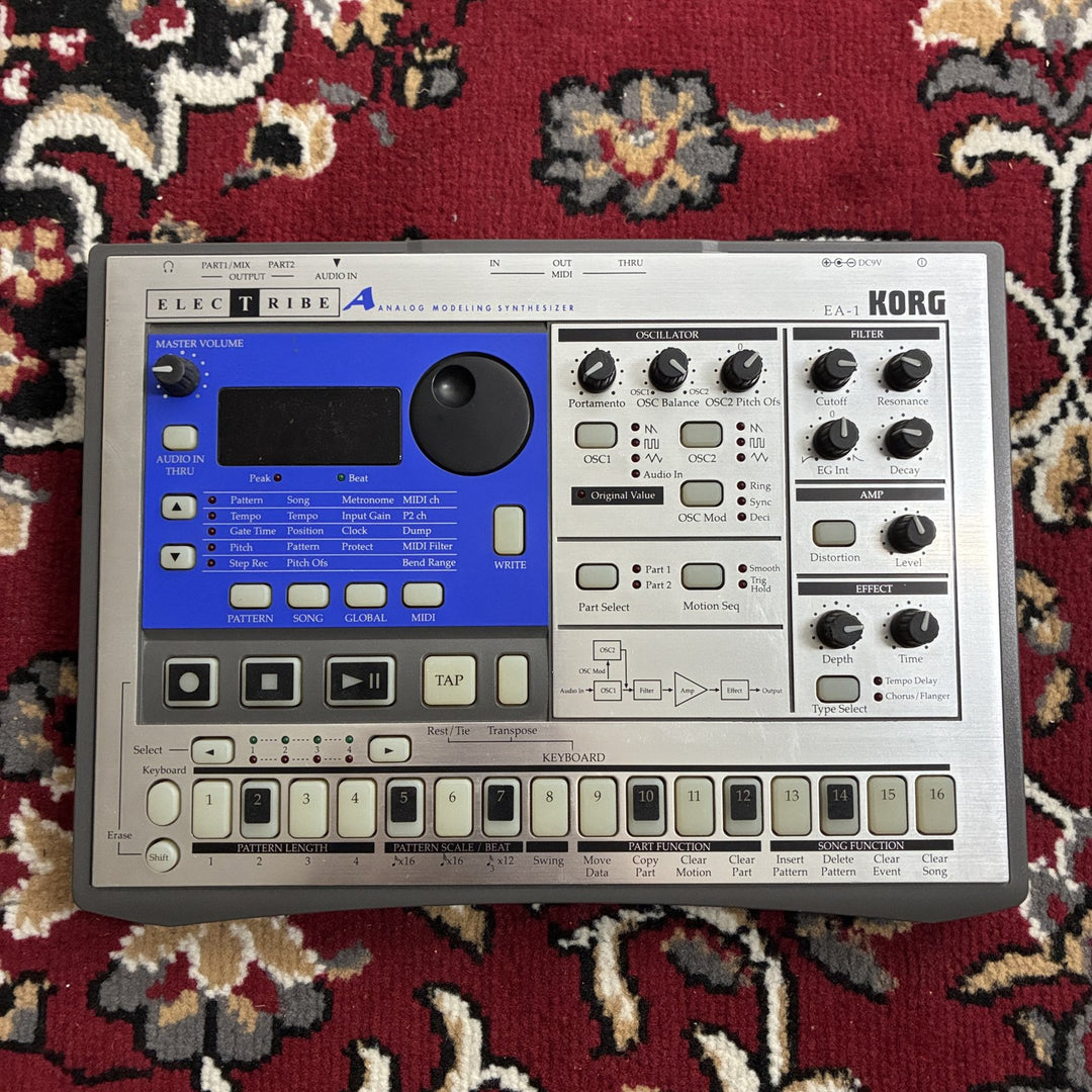Korg Electribe EA-1 Analog Modeling Synthesizer Groovebox w/ AC Adapter MIJ