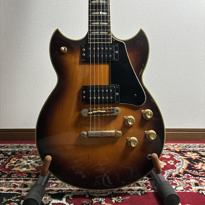1980 Yamaha SG1000 Brown Sunburst MIJ Bi-Sound Ebony Gold HW Japan w/Hard Case