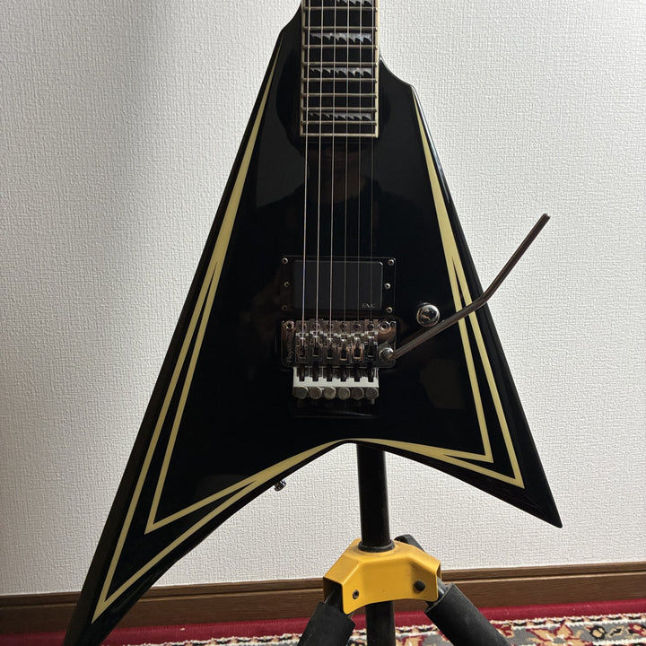 2005 Edwards E-ALEXI Sawtooth Alexi Laiho Black White Pinstripe MIJ Floyd Rose