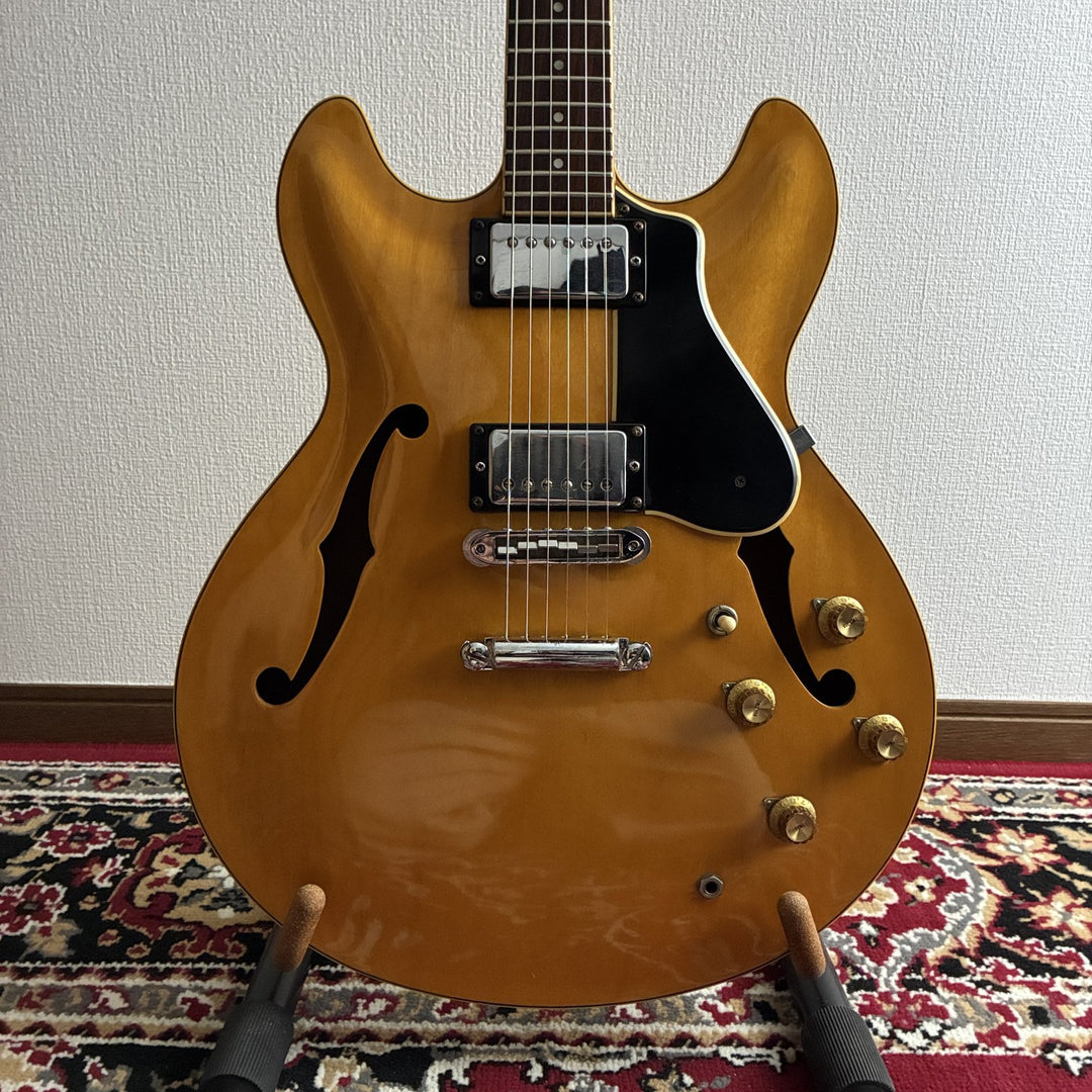 1977-1978 Yamaha SA700 Super Axe Natural Semi-Hollow ES-335 Style MIJ w/ Case