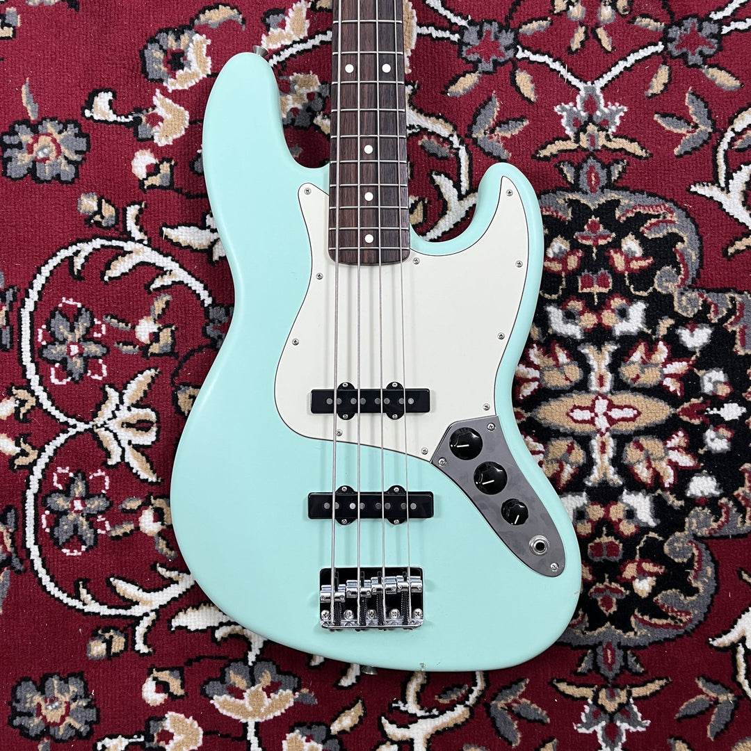 2022 Fender Made in Japan Junior Collection Jazz Bass Short Scale Surf Green MIJ