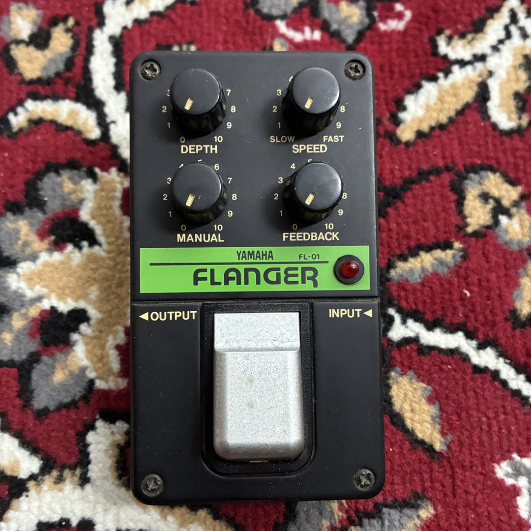1980s Yamaha FL-01 Flanger PSE Series Analog BBD Vintage Effect Pedal MIJ Japan