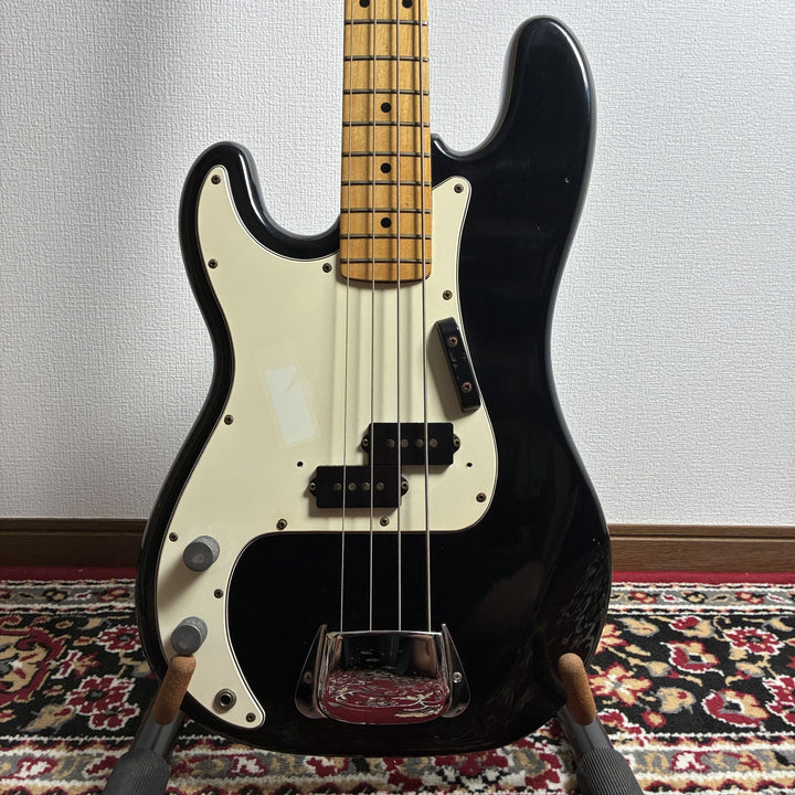 1976 Greco PB-500 Precision Bass Left-Handed Black Maple Neck Lefty MIJ Japan