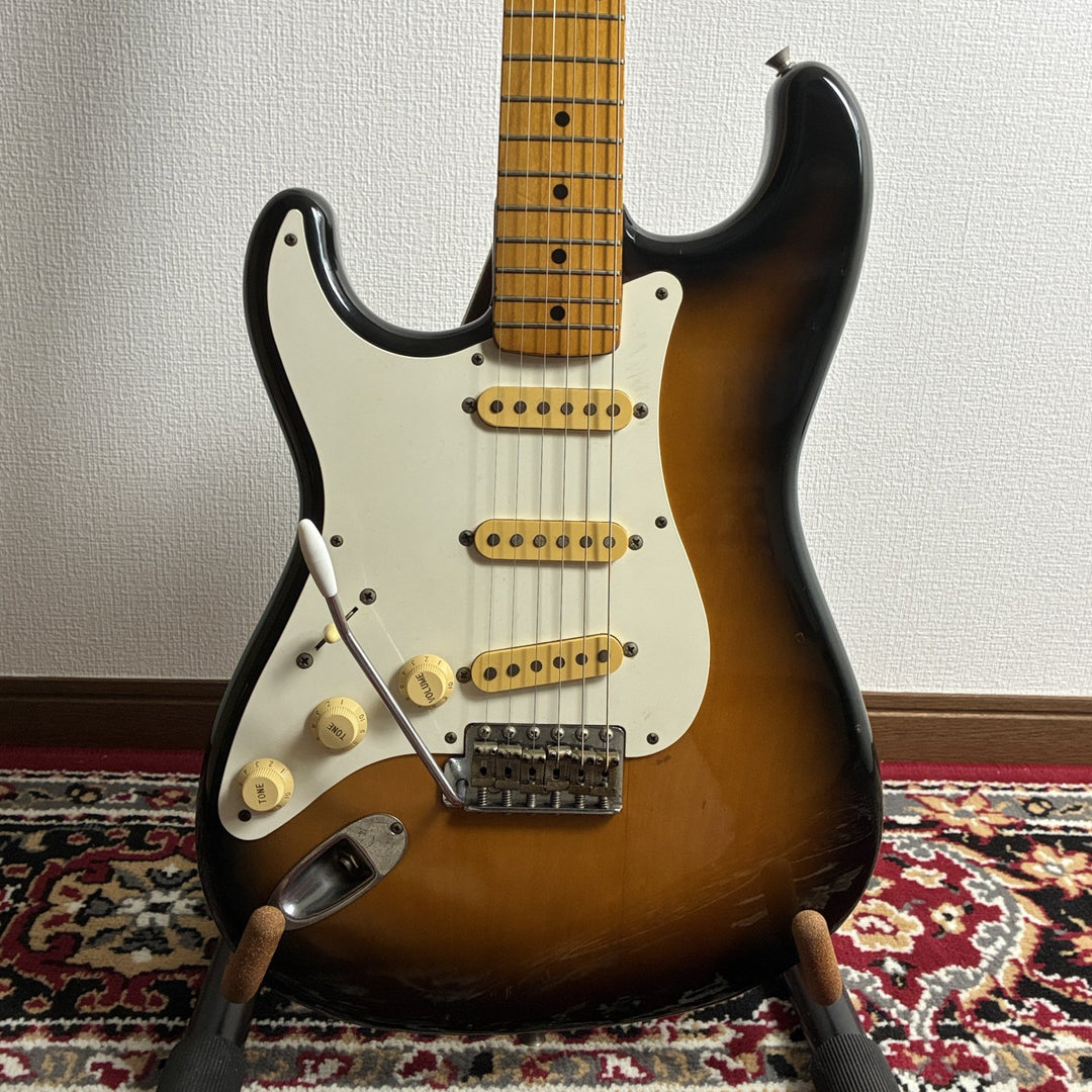 1991 Fender Japan ST-57L Lefty Left-Handed Stratocaster Sunburst MIJ Fujigen