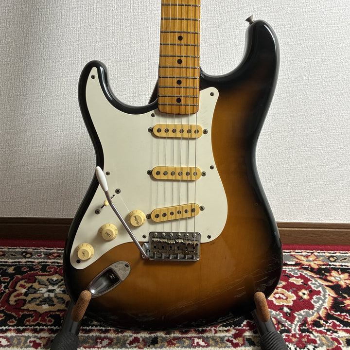 1991 Fender Japan ST-57L Lefty Left-Handed Stratocaster Sunburst MIJ Fujigen