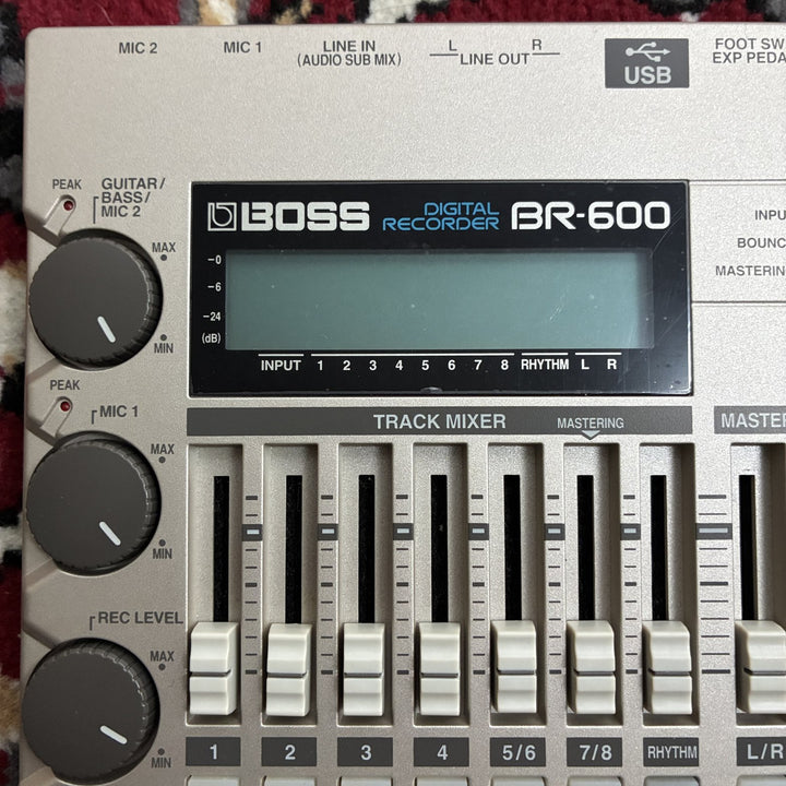 BOSS BR-600 Digital Recorder 8-Track Portable MTR COSM w/ Original Box &amp; Case