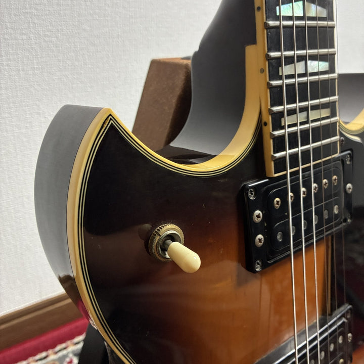 1980 Yamaha SG1000 Brown Sunburst MIJ Bi-Sound Ebony Gold HW Japan w/Hard Case
