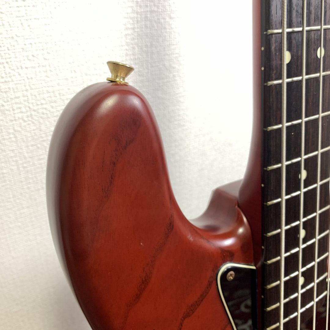 1993-1994 Fender Japan JBG-70 Jazz Bass Satin Red Gold Hardware MIJ Fujigen