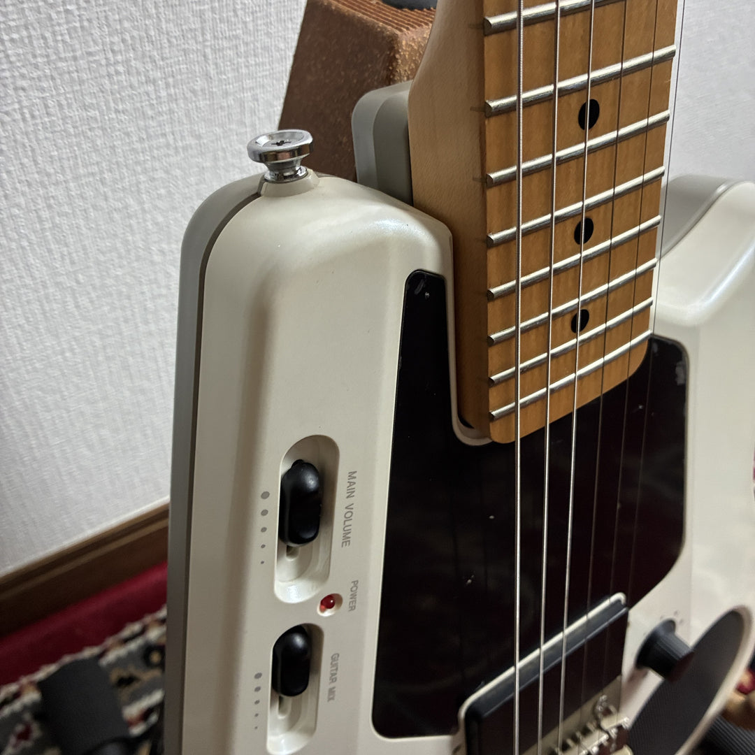 1980s Casio EG-5 Eleking White Guitar Built-in Cassette Deck Amp Speaker MIJ