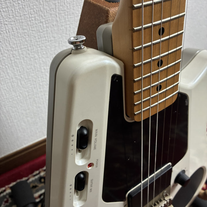 1980s Casio EG-5 Eleking White Guitar Built-in Cassette Deck Amp Speaker MIJ