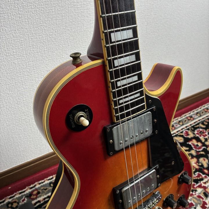 1970s Aria Pro II LC-500 Les Paul Custom Cherry Sunburst MIJ Matsumoku Japan