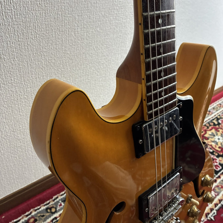 1977-1978 Yamaha SA700 Super Axe Natural Semi-Hollow ES-335 Style MIJ w/ Case