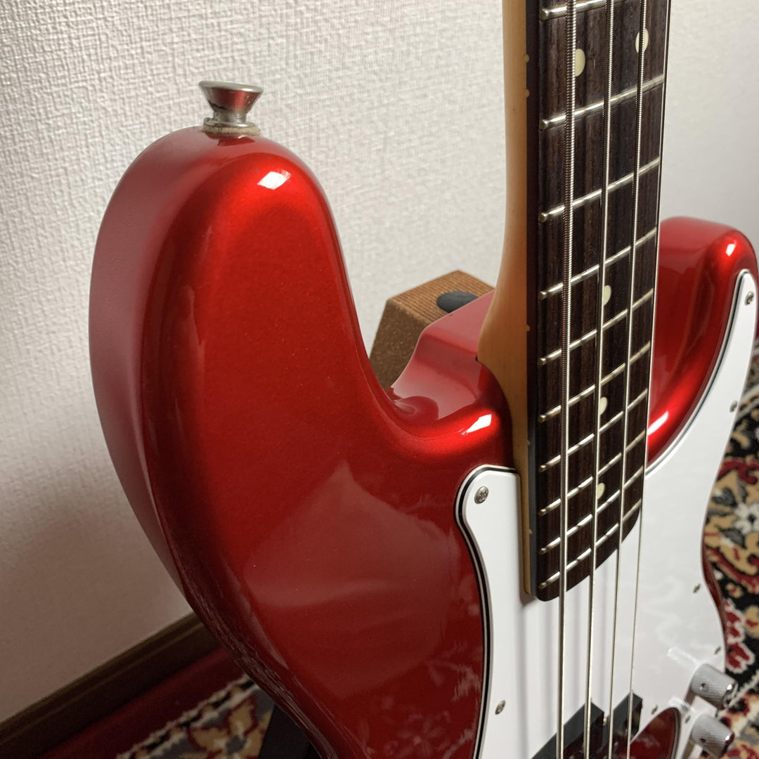 2011 CoolZ ZPB-1R P-Bass Style Candy Apple Red MIJ Fujigen CFS w/ Gig Bag