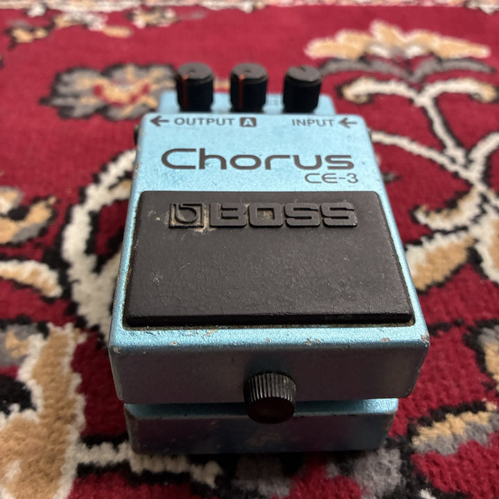 1982-1984 BOSS CE-3 Chorus Black Label ACA MIJ Vintage Analog Stereo Pedal