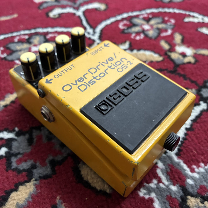 BOSS OS-2 OverDrive / Distortion Guitar Effects Pedal w/ Box &amp; Manual, Taiwan