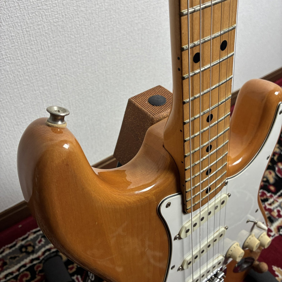 1977-1980 Aria Pro II ST-500 Stagecaster Natural MIJ Matsumoku Vintage Strat