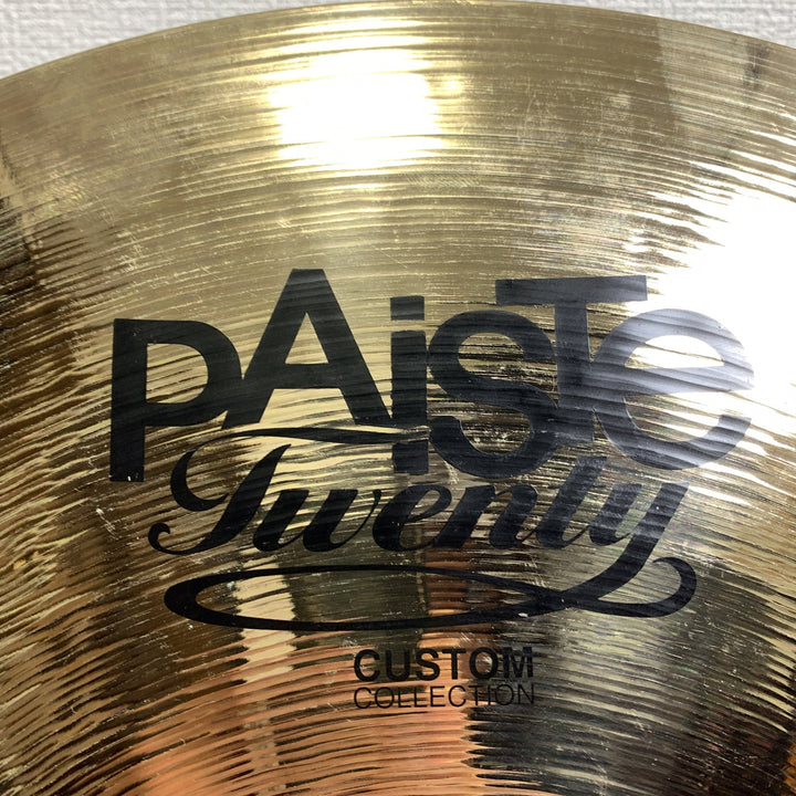 Paiste Twenty Custom Collection 18" Full Crash Cymbal 1,600g 2014 Swiss As-Is