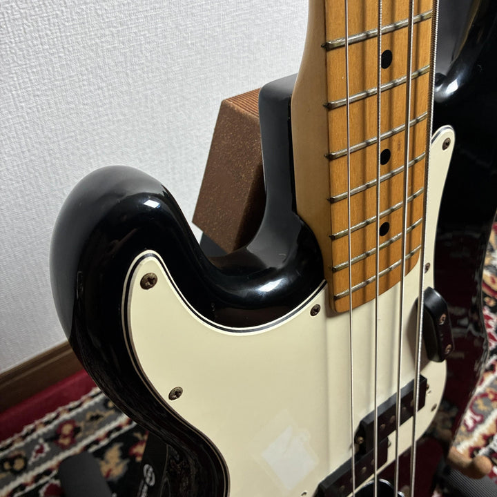 1976 Greco PB-500 Precision Bass Left-Handed Black Maple Neck Lefty MIJ Japan