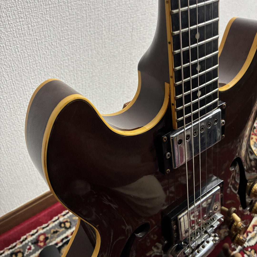 1977-78 Yamaha SA1000 Super Axe Brown Semi-Hollow DiMarzio MIJ Nippon Gakki