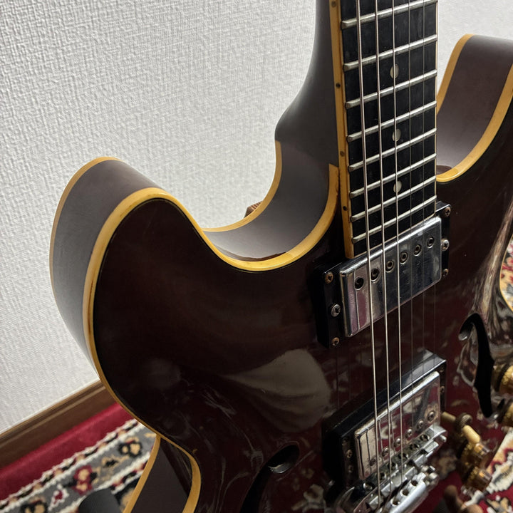 1977-78 Yamaha SA1000 Super Axe Brown Semi-Hollow DiMarzio MIJ Nippon Gakki