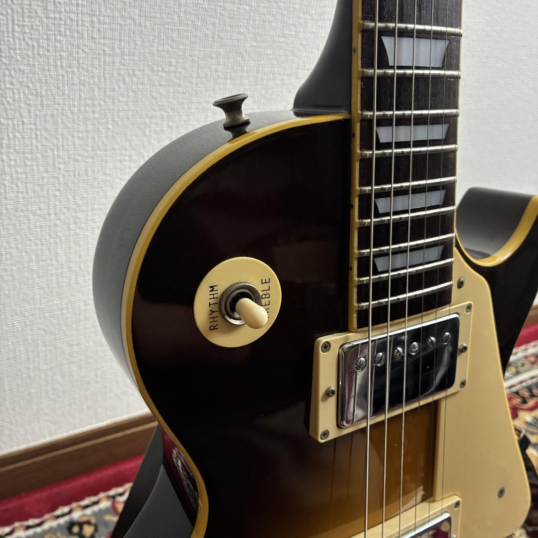 1977 Greco EG Les Paul Standard Type Semi-Hollow Sunburst MIJ Lawsuit Era w/ HC