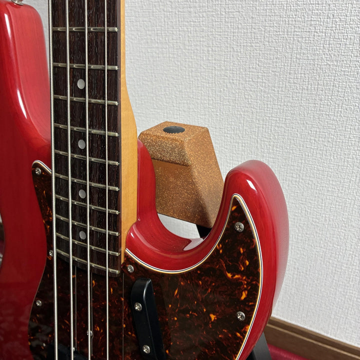1987-88 Fender Japan Pro Feel Jazz Bass JBR-80R Trans Red MIJ Fujigen G-Serial