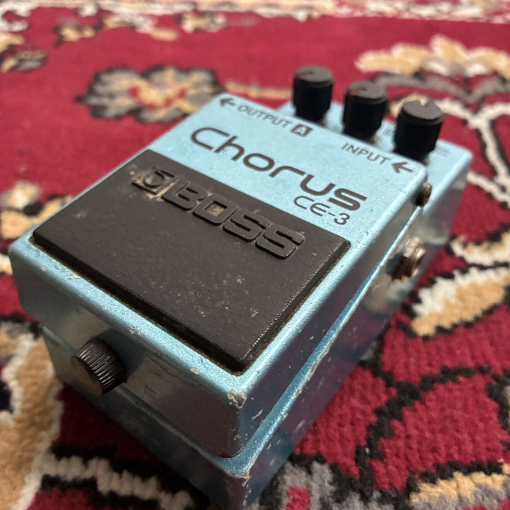 1982-1984 BOSS CE-3 Chorus Black Label ACA MIJ Vintage Analog Stereo Pedal