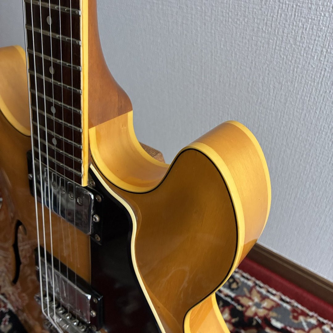 1977-1978 Yamaha SA700 Super Axe Natural Semi-Hollow ES-335 Style MIJ w/ Case