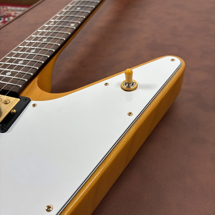 2023 Epiphone 1958 Korina Explorer Inspired by Gibson Custom Aged Natural w/Case