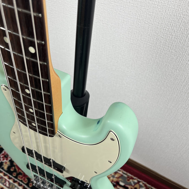 2022 Fender Made in Japan Junior Collection Jazz Bass Short Scale Surf Green MIJ