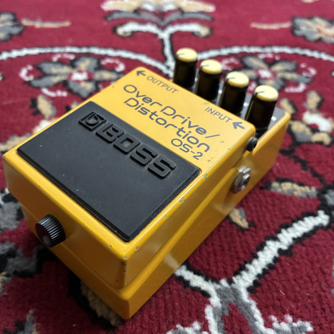 BOSS OS-2 OverDrive / Distortion Guitar Effects Pedal w/ Box &amp; Manual, Taiwan