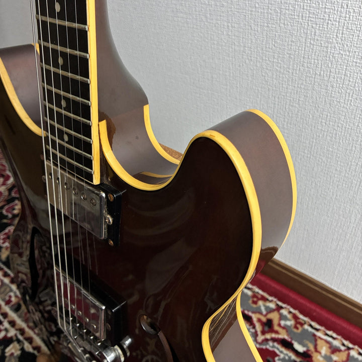 1977-78 Yamaha SA1000 Super Axe Brown Semi-Hollow DiMarzio MIJ Nippon Gakki