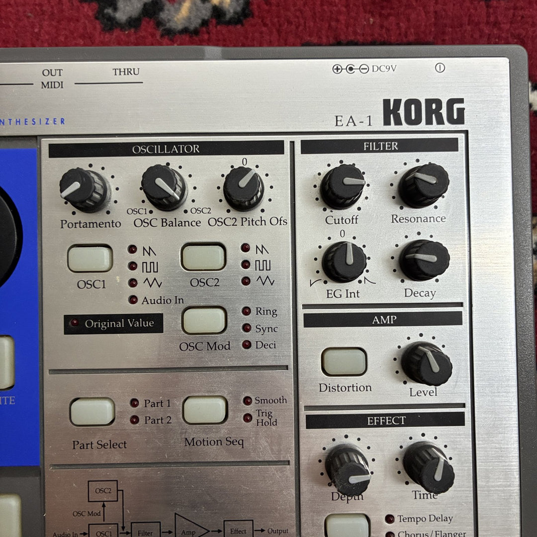 Korg Electribe EA-1 Analog Modeling Synthesizer Groovebox w/ AC Adapter MIJ