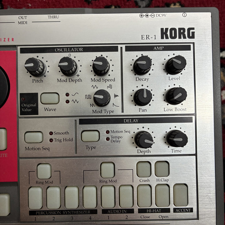 Korg Electribe R ER-1 Rhythm Synthesizer Drum Machine Original Non-mkII w/ PSU