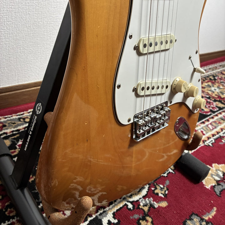 1977-1980 Aria Pro II ST-500 Stagecaster Natural MIJ Matsumoku Vintage Strat